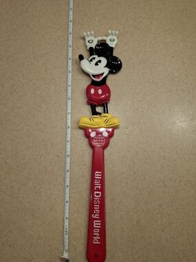 Disney Vintage Red and Yellow Mickey Mouse Back Sratcher